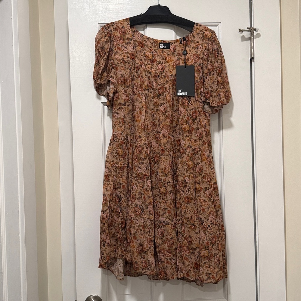 The Kooples Rose Print Dress